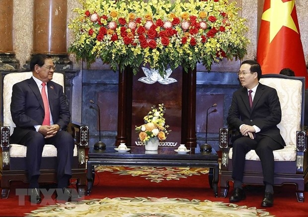 state president hosts cambodian deputy pm picture 1