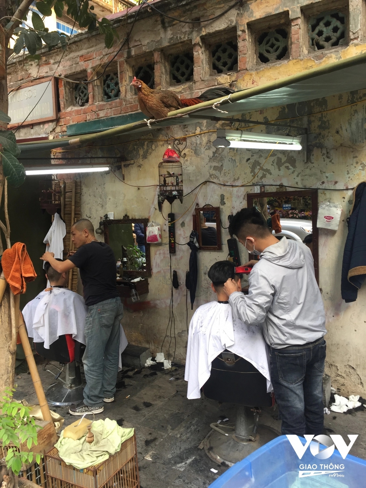 hanoi home to unique street barbers picture 2