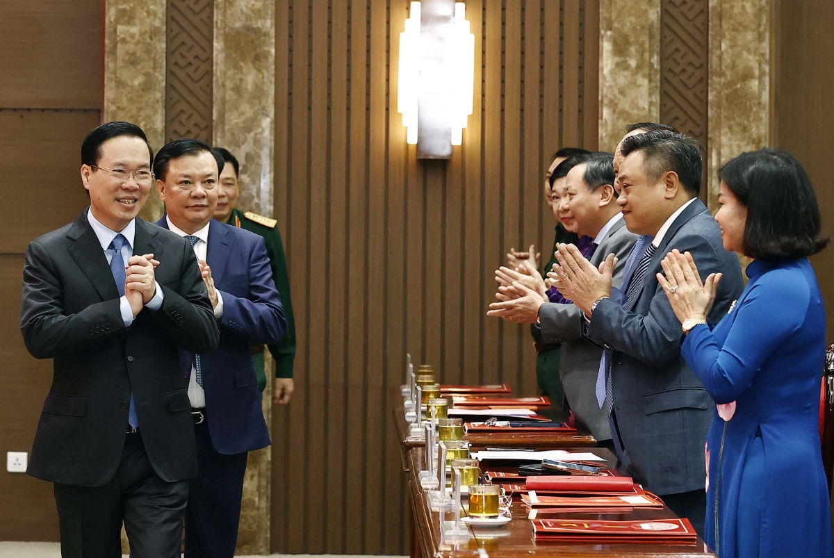 chu tich nuoc cham lo xay dung luc luong vu trang thu do vung manh, toan dien hinh anh 1 chu tich nuoc cham lo xay dung luc luong vu trang thu do vung manh, toan dien hinh anh 1
