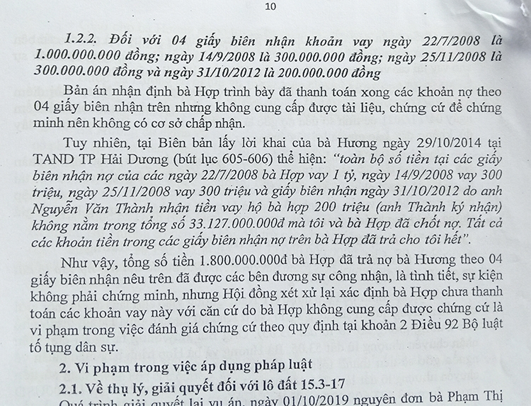 vu vay no o hai duong vi sao khong xem xet tinh tiet khong phai chung minh hinh anh 2