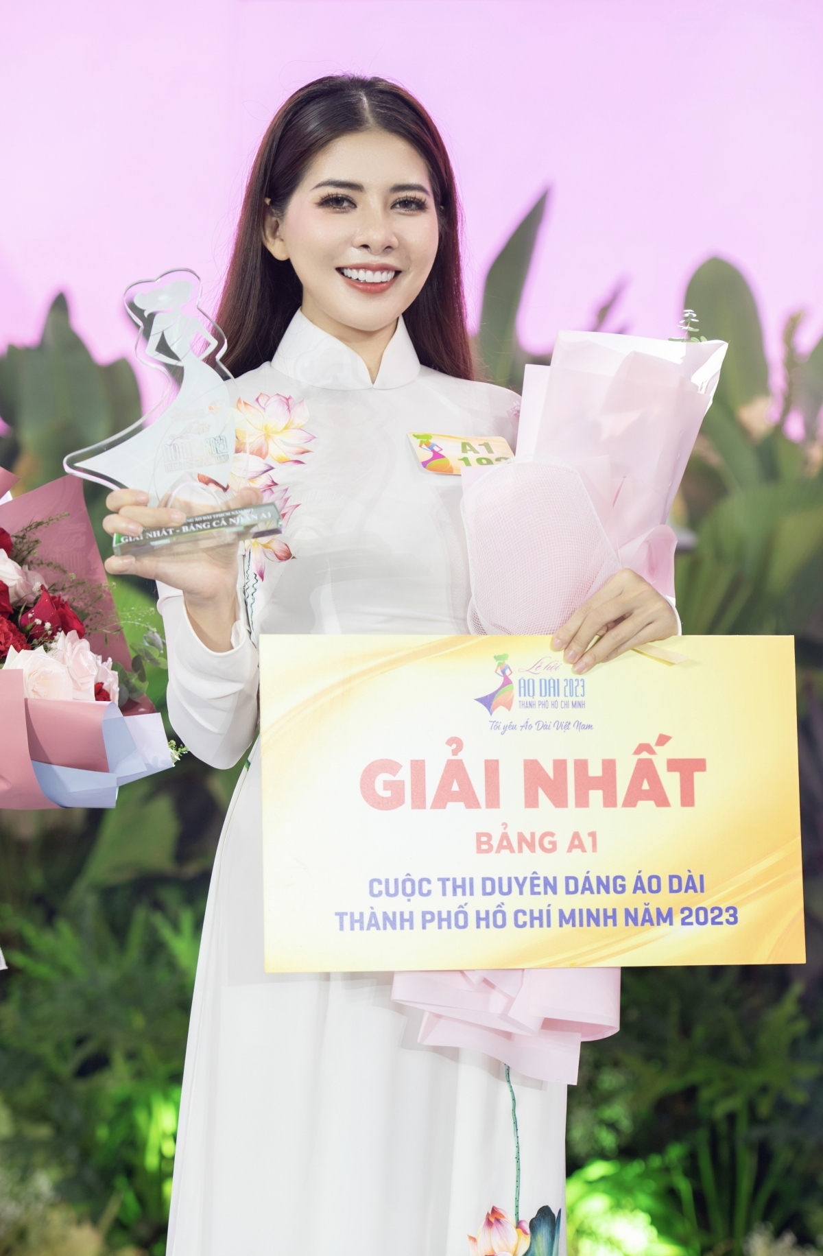 winners of charming ao dai contest in hcm city announced picture 1