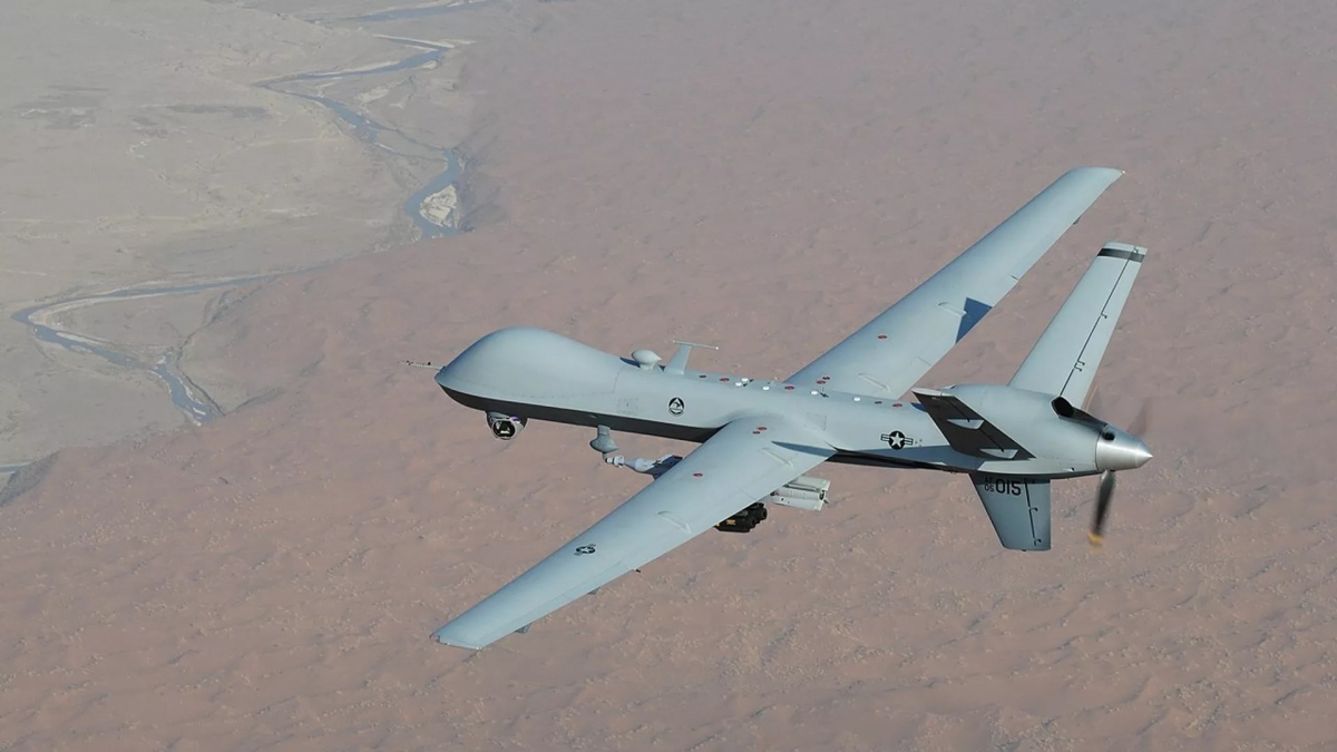 dong uav mq-9 cua my vua roi o bien Den co gi dac biet hinh anh 1