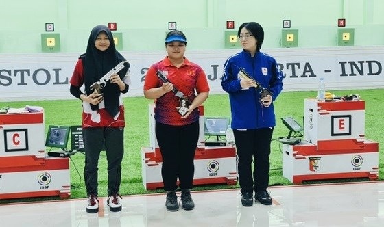vietnam wins gold at asian rifle pistol cup 2023 picture 1 vietnam wins gold at asian rifle pistol cup 2023 picture 1