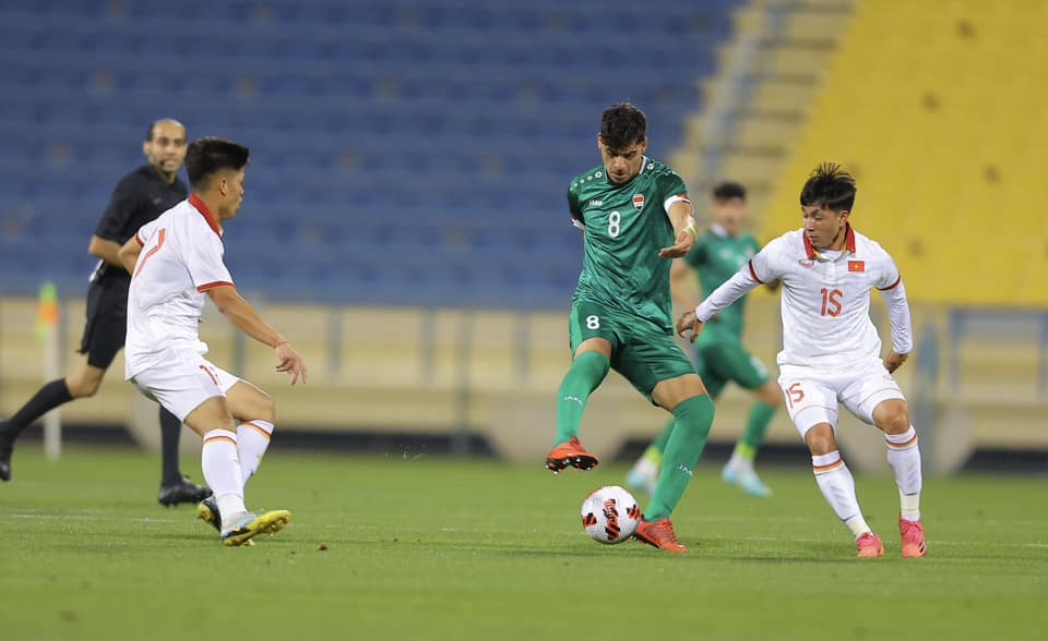 u23 viet nam thua toan dien u23 iraq trong ngay ra quan doha cup 2023 hinh anh 1