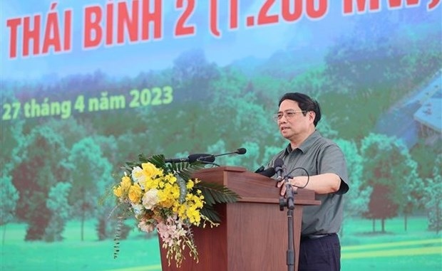 pm attends inauguration of thai binh 2 thermal power plant picture 1