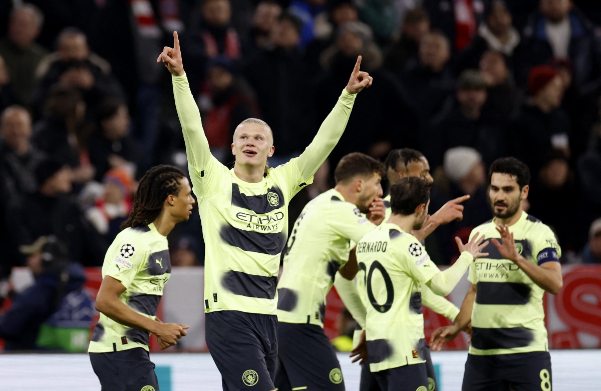 Kết quả tứ kết lượt về Cúp C1 châu Âu: Haaland giúp Man City "hất văng" Bayern Munich