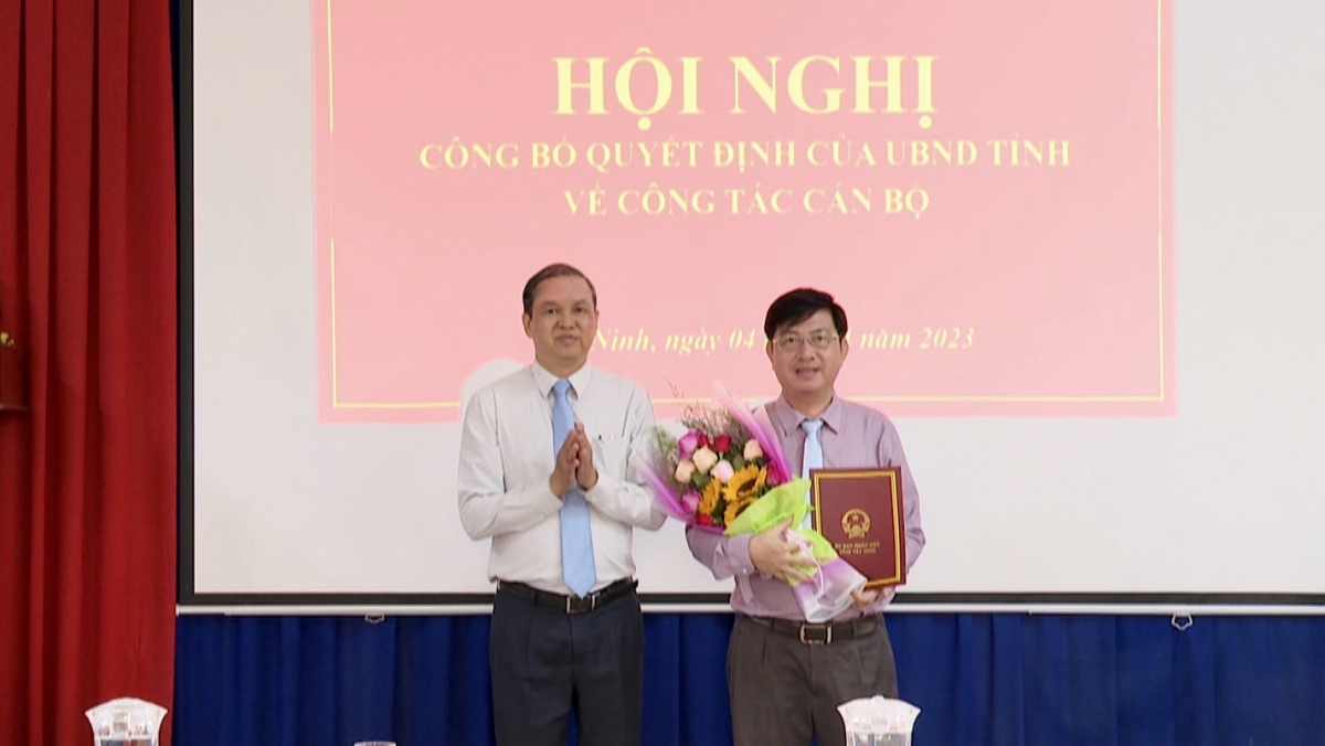 bo nhiem pho giam doc so cong thuong tinh tay ninh hinh anh 1