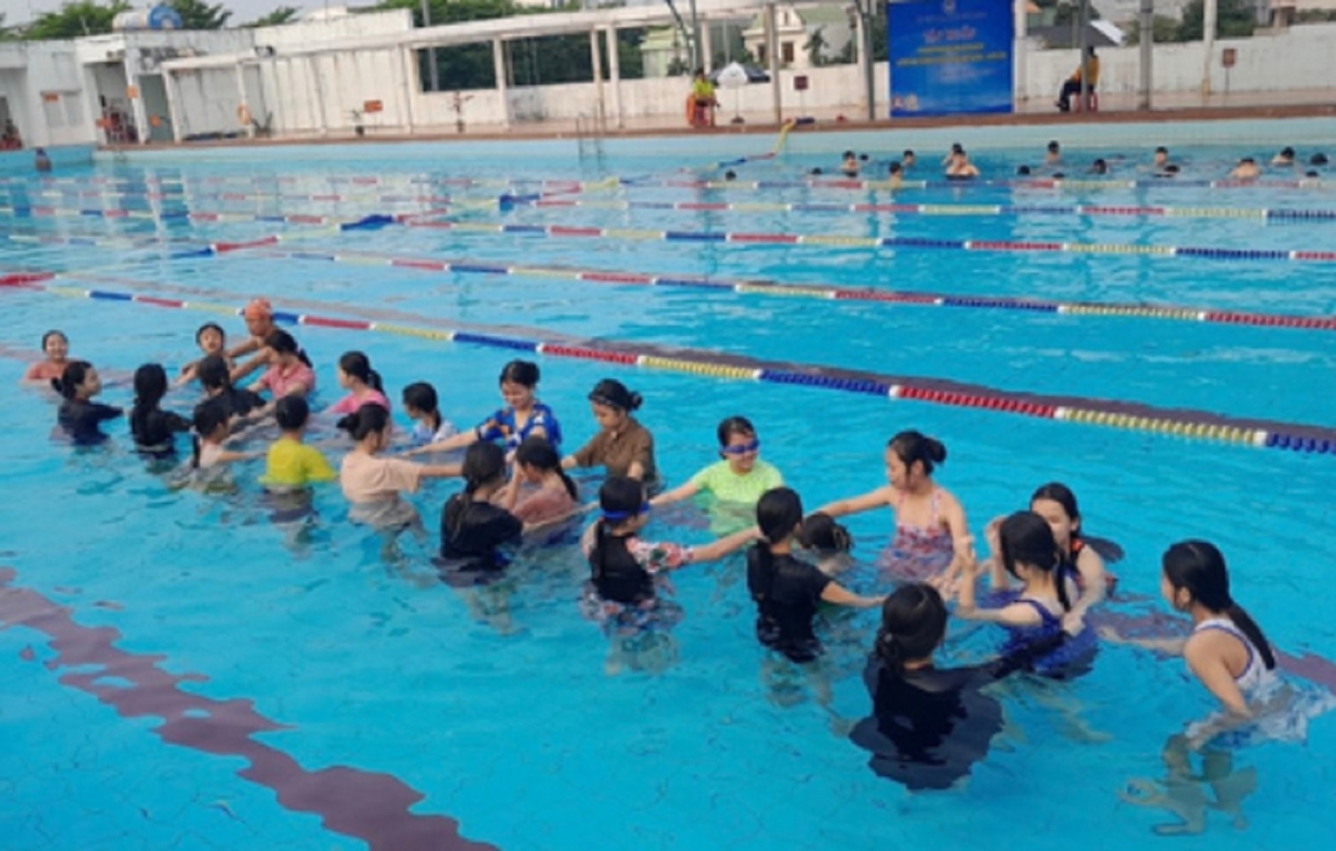 Tập huấn phòng tránh đuối nước trẻ em ở Quảng Ngãi