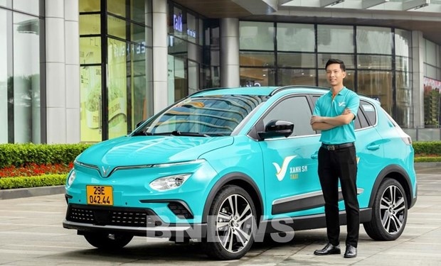 first electric taxi service launched in hanoi picture 1