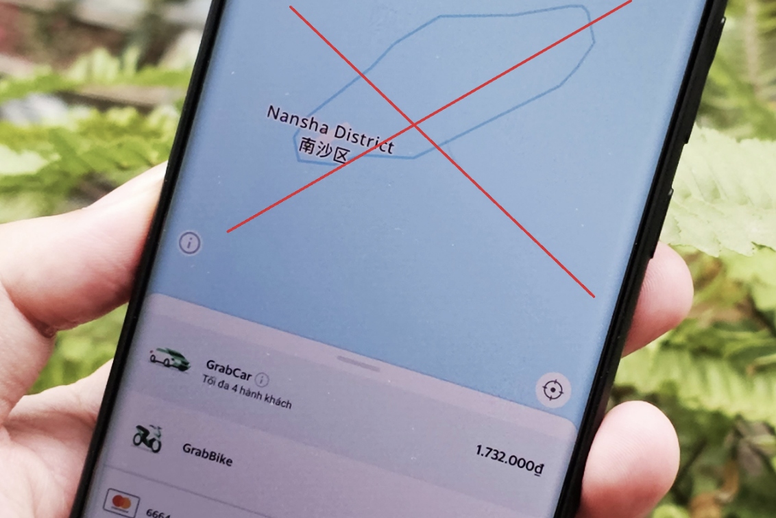 grab fined vnd60 million for using map violating vietnamese sovereignty picture 1