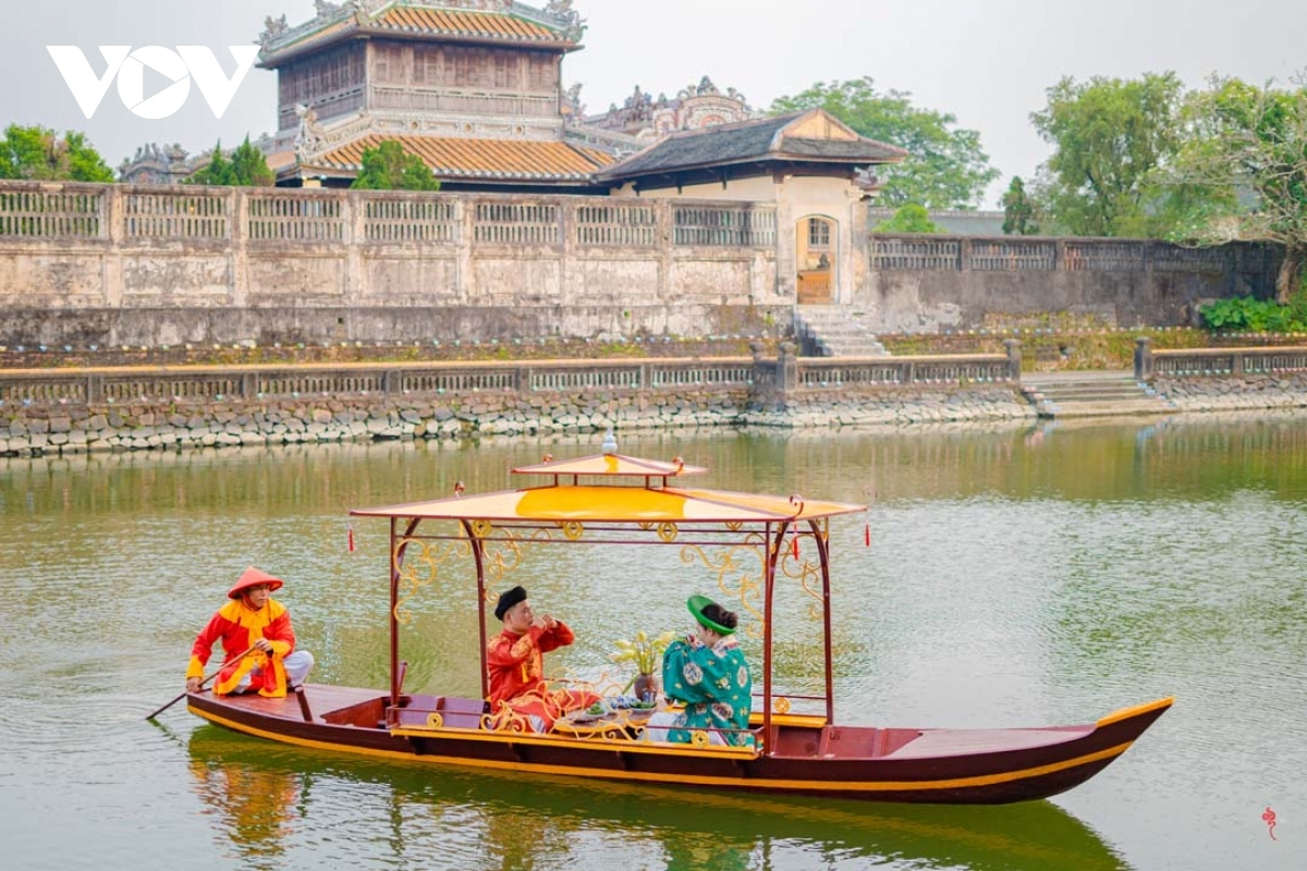 discovering cornflower blossoming season in hue citadel and sampling lotus tea picture 10