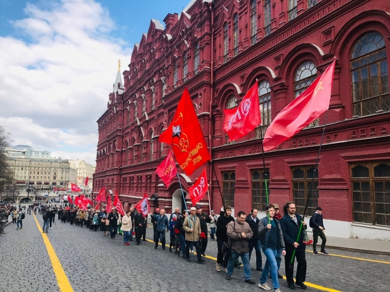 Nước Nga rợp trong sắc đỏ kỷ niệm 153 năm ngày sinh V.I.Lenin