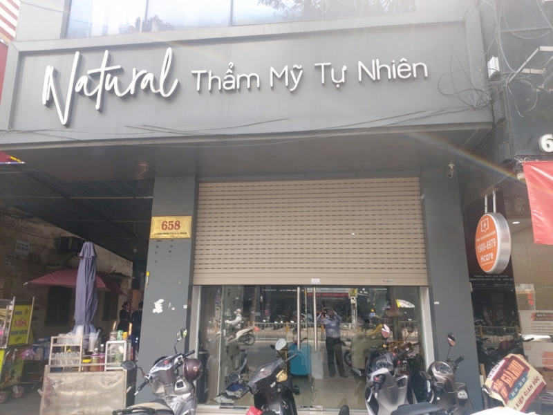 Thẩm mỹ viện Natural ngang nhiên hoạt động không phép