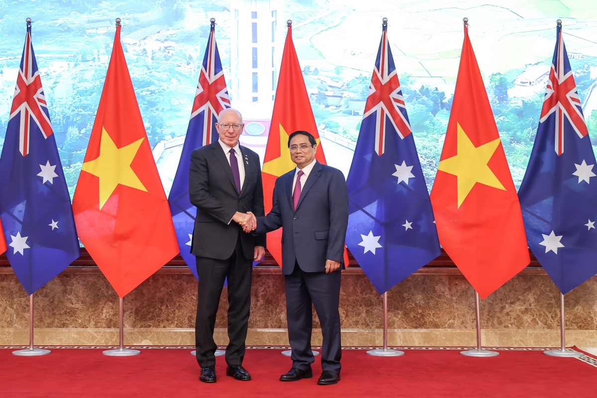 thu tuong pham minh chinh hoi kien toan quyen australia david hurley hinh anh 2