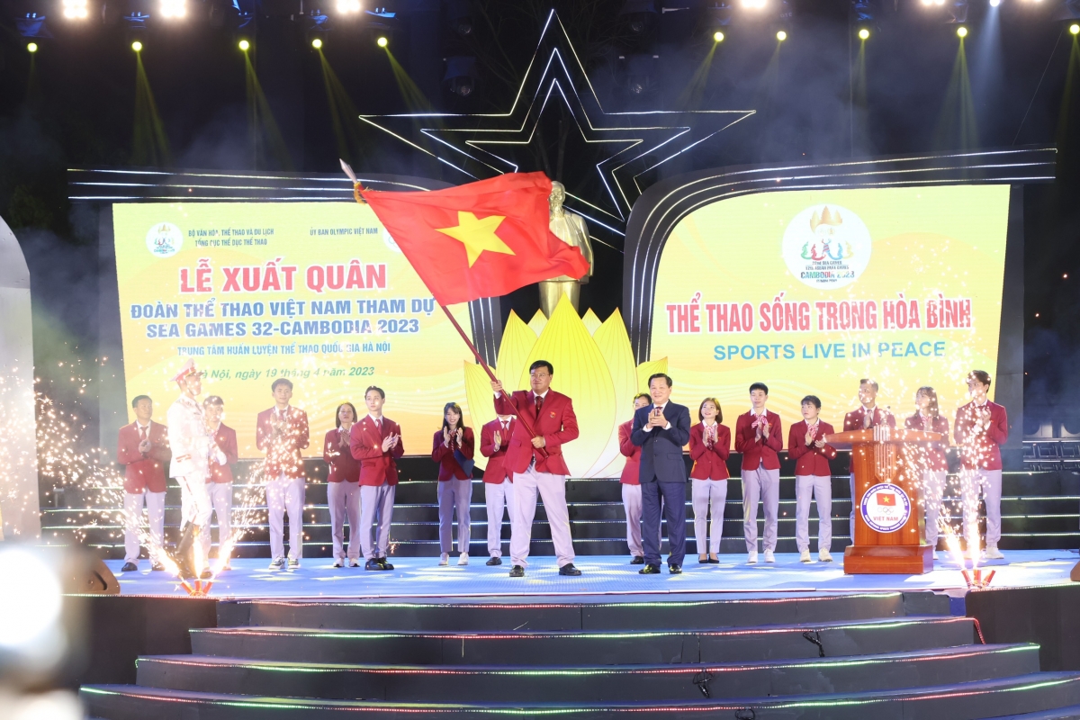 Đoàn Thể thao Việt Nam xuất quân tham dự SEA Games 32