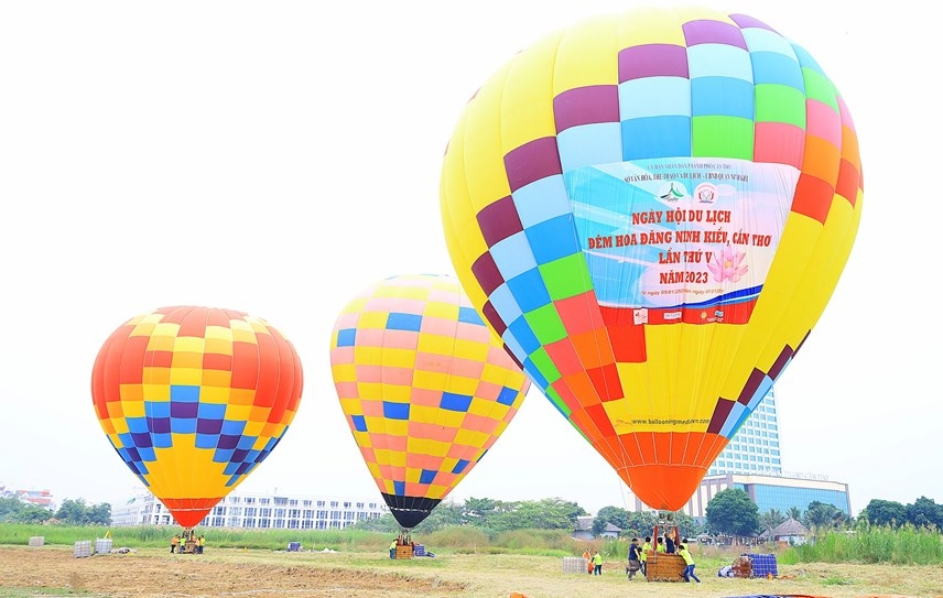 can tho to host large-scale hot air balloon festival picture 1
