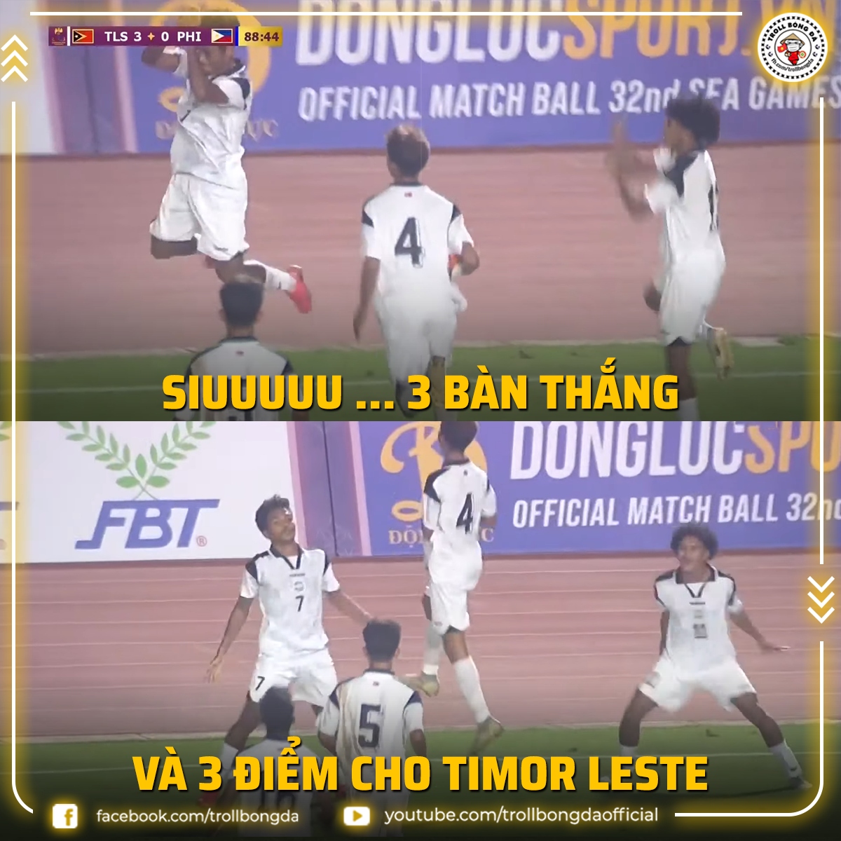 biem hoa 24h cau thu timor leste an mung nhu ronaldo hinh anh 1