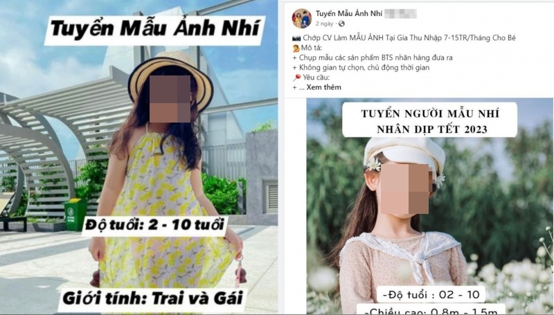 Sập bẫy lừa vì chiêu “tuyển người mẫu nhí” trên mạng xã hội