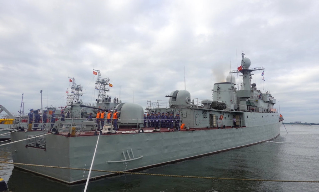 vietnamese warship leaves for international naval review picture 1