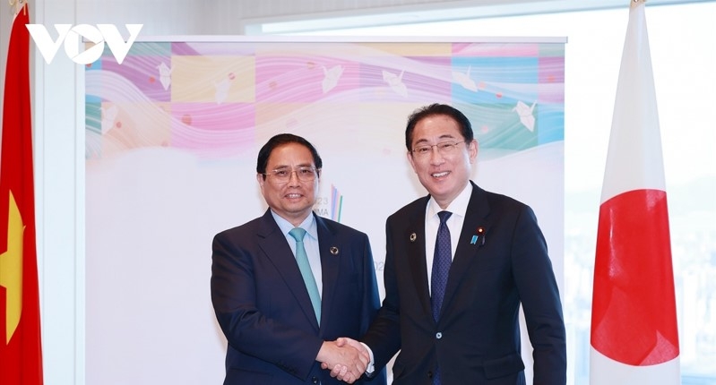 Vietnamese and Japanese PMs hold high-level talks