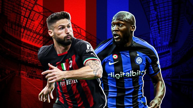 Trực tiếp bóng đá AC Milan vs Inter Milan bán kết lượt đi Cúp C1 châu ...