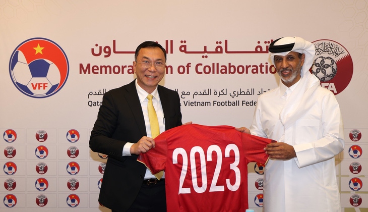 vff, qatar sign deal to promote football development picture 1 vff, qatar sign deal to promote football development picture 1