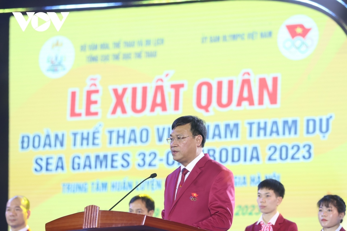 Doan the thao viet nam quyet tam vuot kho o sea games 32 hinh anh 1