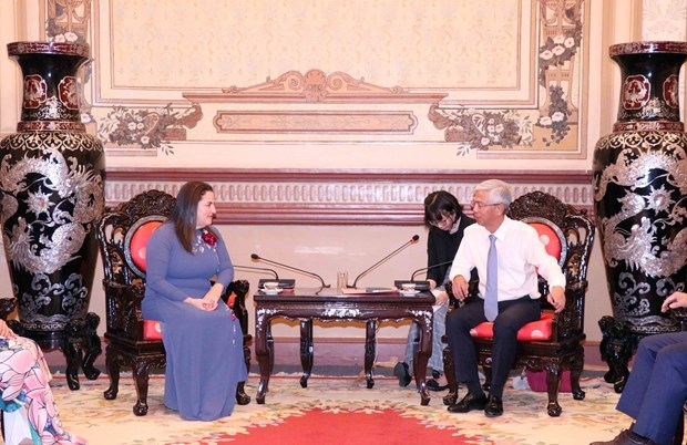 hcm city official appreciates un official s help with gender equality promotion picture 1 hcm city official appreciates un official s help with gender equality promotion picture 1