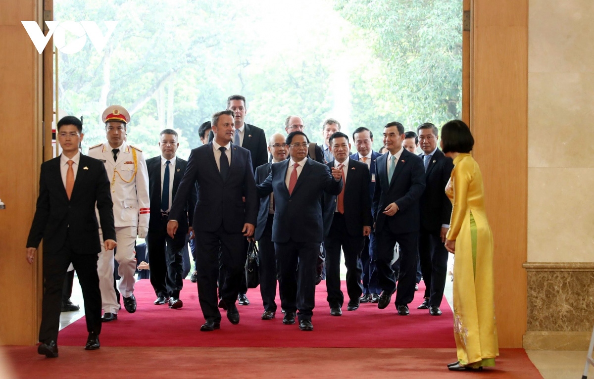 luxembourg prime minister bettel warmly welcomed in hanoi picture 3