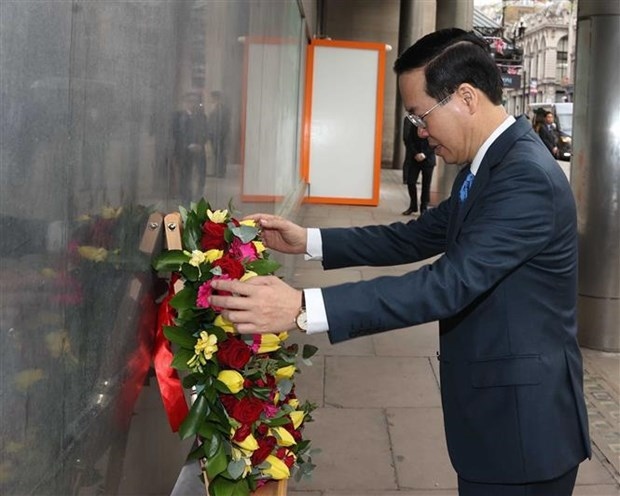 vietnamese president commemorates late president ho chi minh in london picture 1