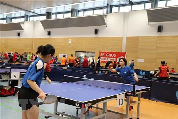 friendship table-tennis tournament connects vietnamese nationals in europe picture 1