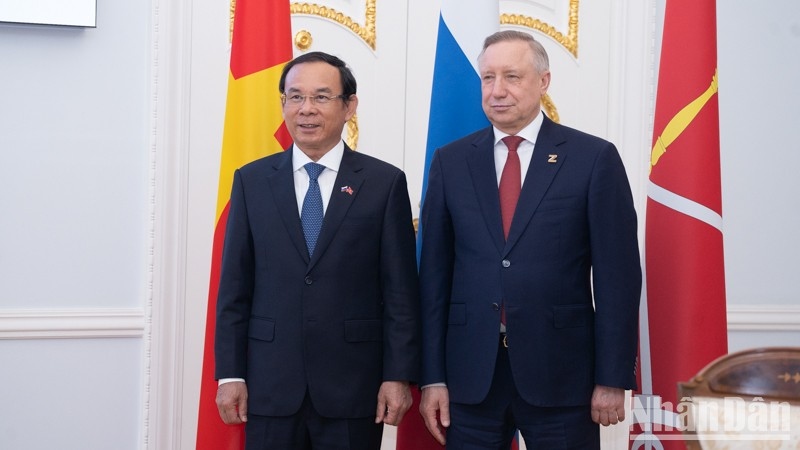 Đẩy mạnh hợp tác giữa thành phố hồ chí minh và saint petersburg hình ảnh 1 Day manh hop tac giua thanh pho ho chi minh va saint petersburg hinh anh 1