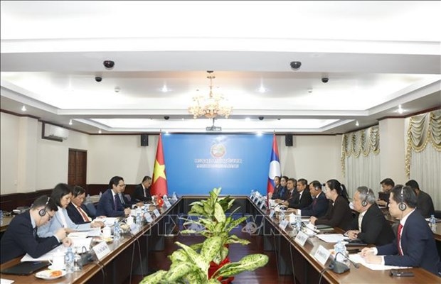 vietnam, laos hold 8th deputy ministerial-level political consultation picture 1