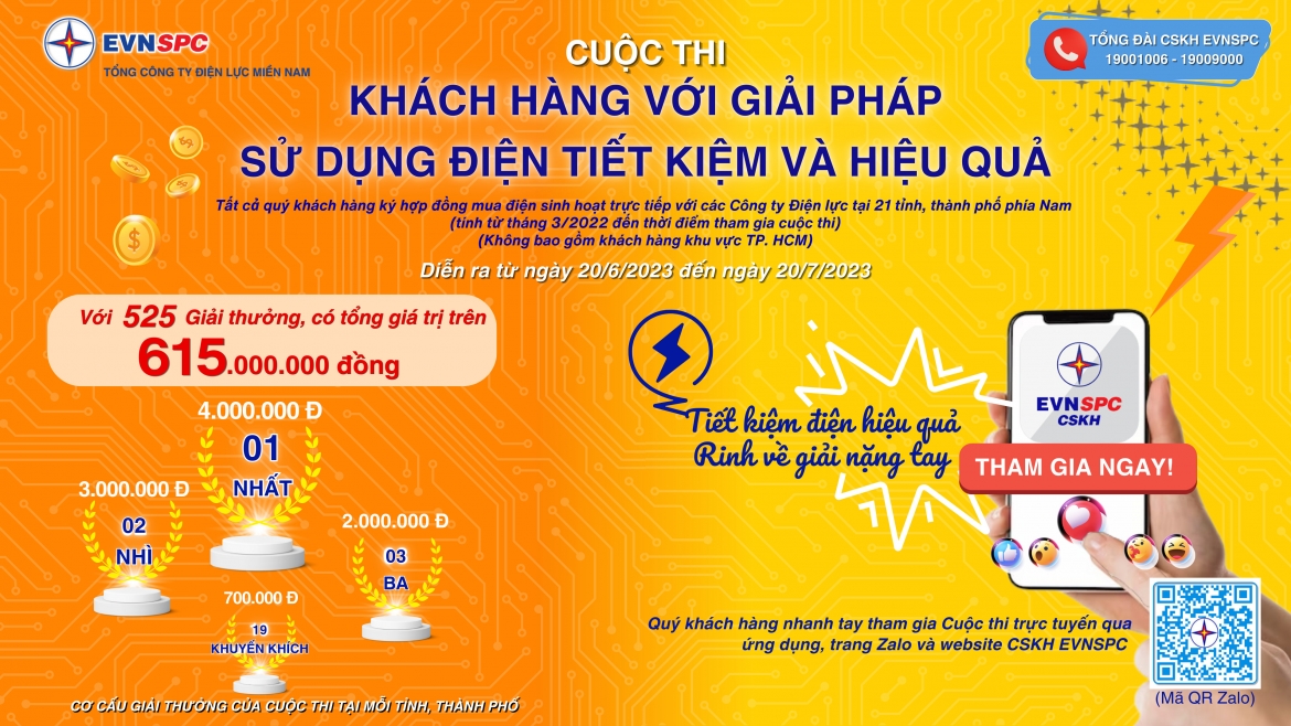 phat dong cuoc thi khach hang voi giai phap su dung dien tiet kiem va hieu qua hinh anh 2