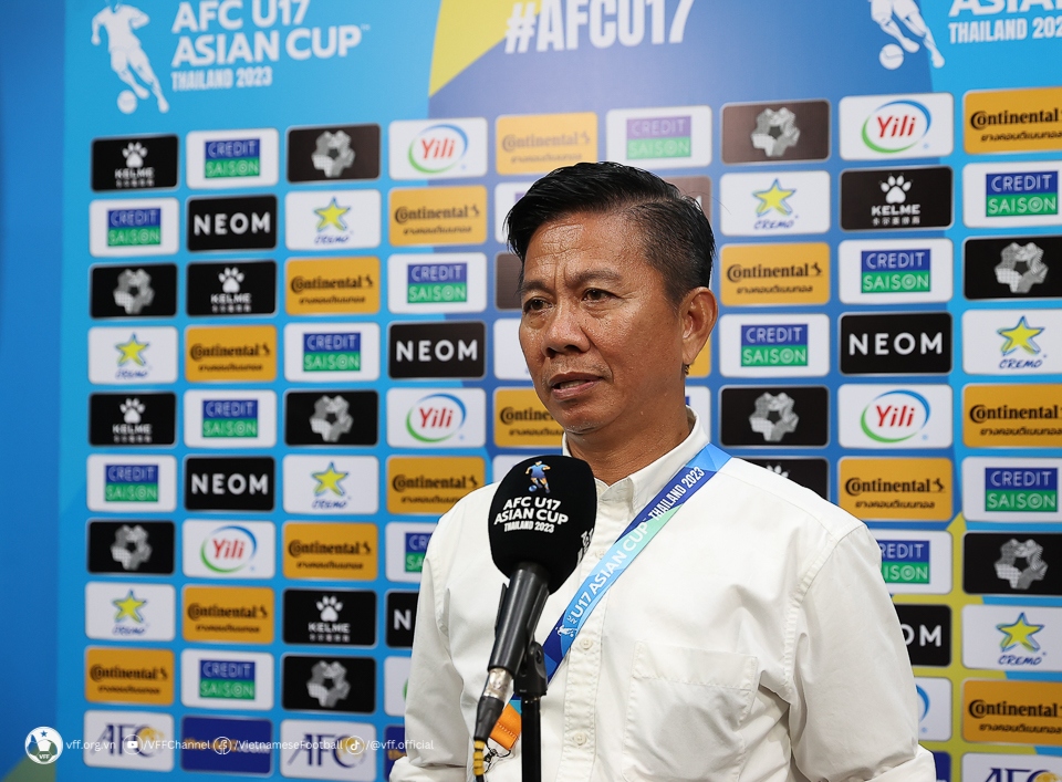 HLV Hoàng Anh Tuấn: “Đây là trận đấu hay nhất của U17 Việt Nam từ đầu giải”