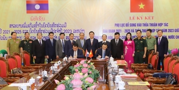 vietnamese and lao provinces boost all-round relations picture 1