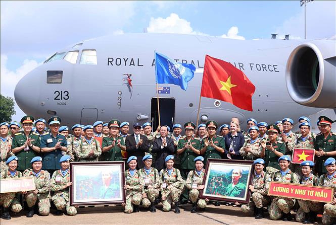 party and state proud of vietnamese peacekeepers at un missions picture 1