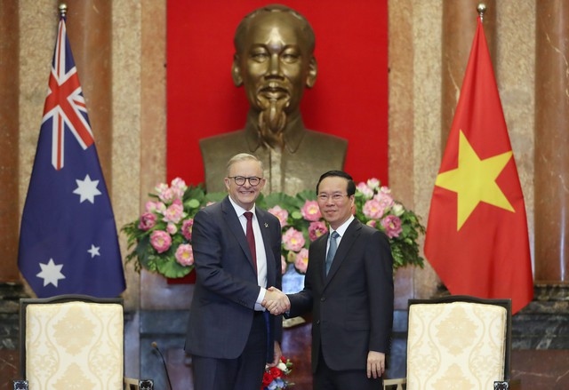 president vo van thuong hosts australian prime minister picture 1