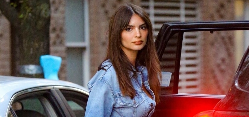 Emily Ratajkowski diện đồ denim đi chơi cùng DJ Orazio Rispo giữa tin đồn tái hợp