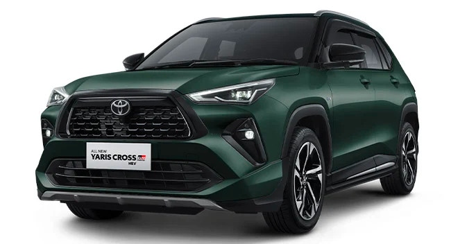 Toyota Yaris Cross đời 2023 ra mắt tại Indonesia.