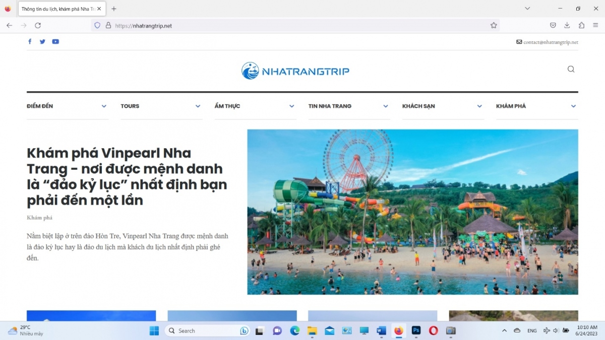 Cục PTTH và TTĐT đề nghị xử lý chặn website vi phạm nhatrangtrip.net