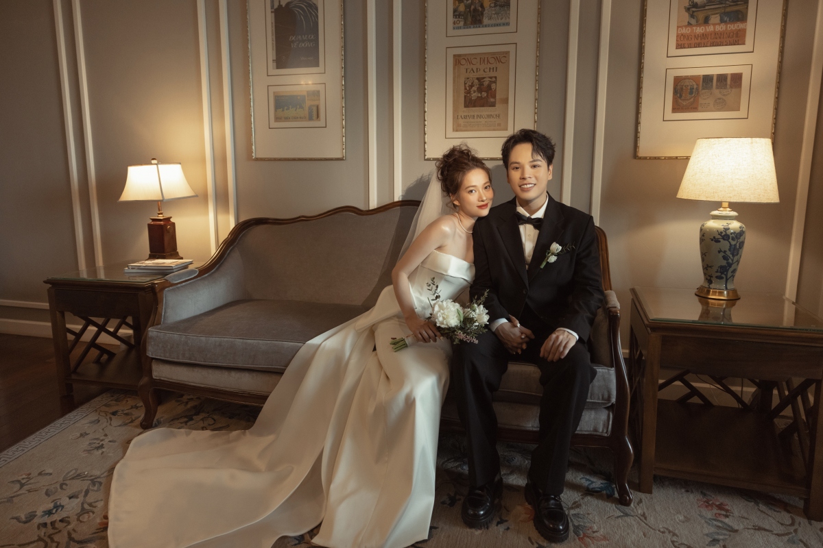 Nhạc sĩ JayKii và người mẫu Mai Anh đẹp ngọt ngào trong ngày cưới - Ảnh 3.
