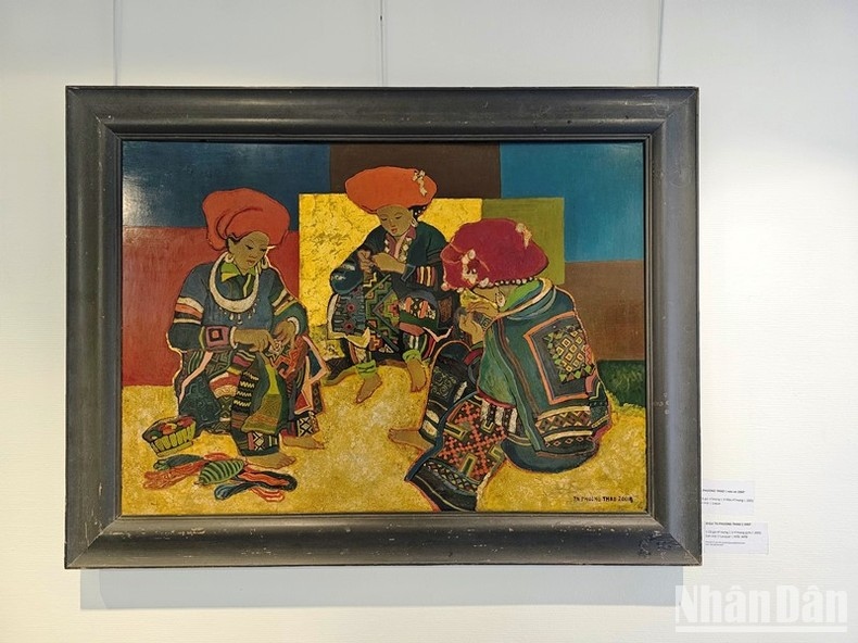 french painting exhibition displays contemporary vietnamese art picture 1
