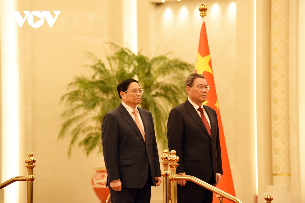 welcome ceremony held for vietnamese pm in china picture 1