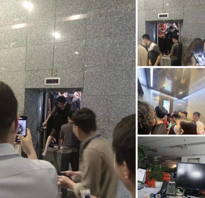 Hà Nội: Thang máy toà nhà Keangnam dừng đột ngột, nhiều người mắc kẹt