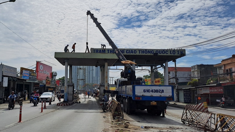 Gỡ trạm thu phí án ngữ nhiều năm trên Quốc lộ 1K đoạn qua Bình Dương 