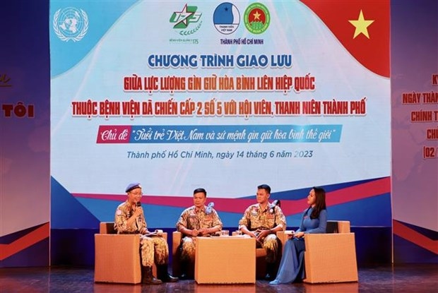 exchange held for hcm city youth, vietnamese peacekeepers picture 1