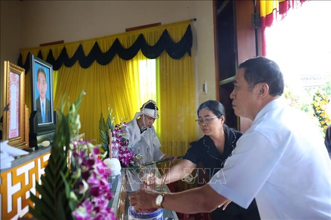 Truy thăng cấp bậc hàm đối với 4 cán bộ, chiến sỹ công an xã hy sinh ở Đắk Lắk