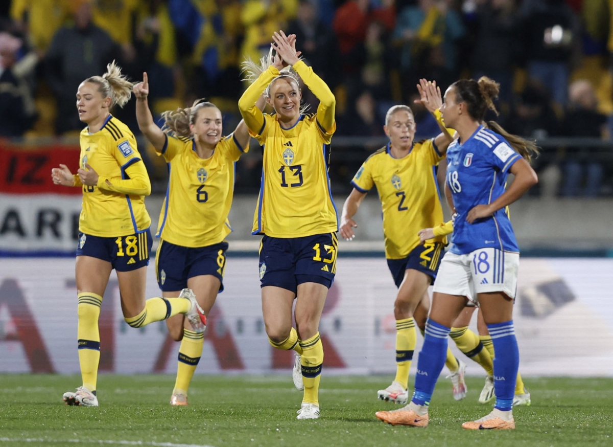 Kết quả World Cup nữ 2023 hôm nay 29/7: ĐT nữ Thụy Điển thắng dễ Italia