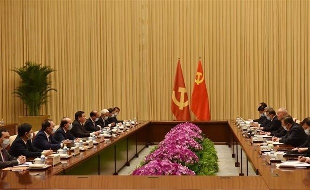 vietnamese party official on working visit to china picture 1